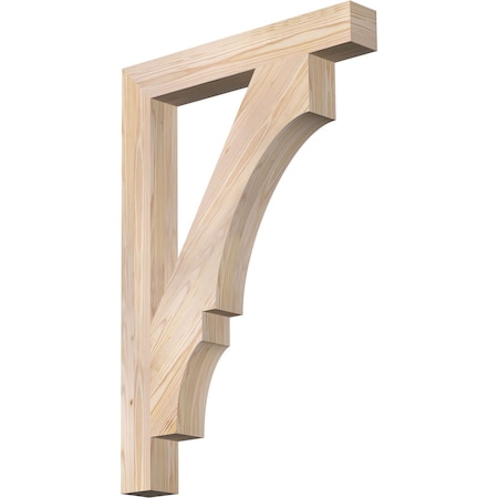 Ekena Millwork Balboa Block Smooth Bracket, Douglas Fir, 3 1/2"W x 26"D x 38"H BKT04X26X38BOA05SDF